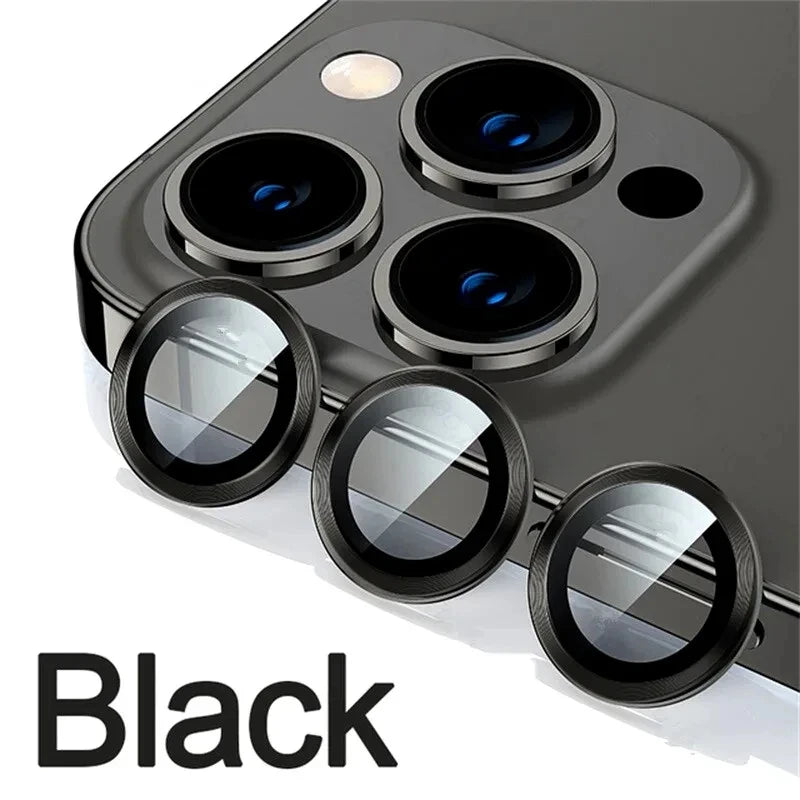 3PCS Camera Lens Glass Protector for iPhone 11–16 Series | Pro / Pro Max / Mini / Plus | Scratch-Resistant Protective Glass