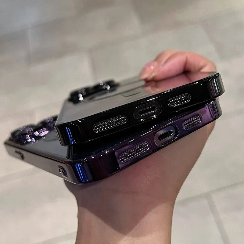 Luxury Magnetic Plating Clear Case – MagSafe Wireless Charging Compatible for iPhone 11–17 Series | Pro / Pro Max / Air / Plus | Shockproof Cover